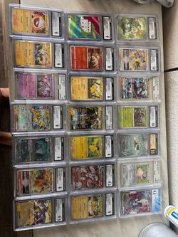 Pokemon graded cgc slabs