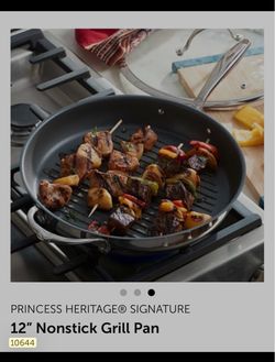 Princess Heritage Signature 12" Nonstick Grill Pan