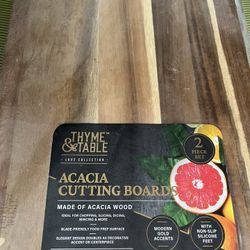 Acacia Cutting Boards (unopened)
