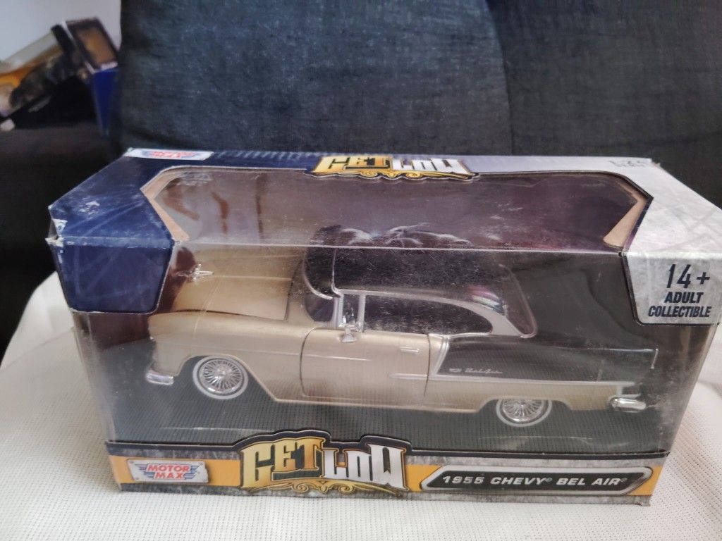 Motor Max gets low 1955 Chevy Bel Air 1:24 series adult collectible