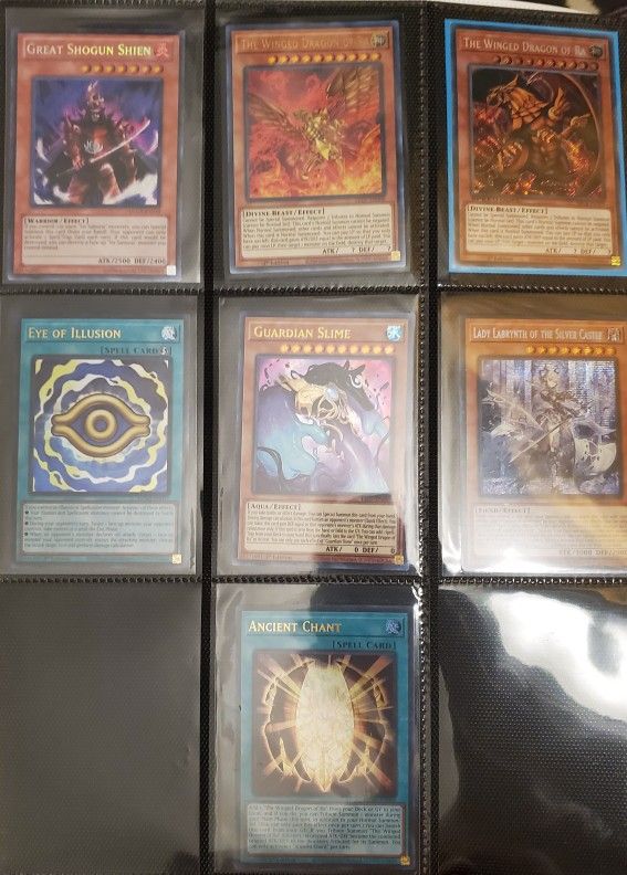 Yugioh Trading Cards All Rarities Near Mint