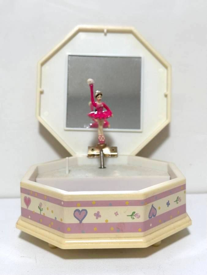Pink Ballerina Music Jewelry Box