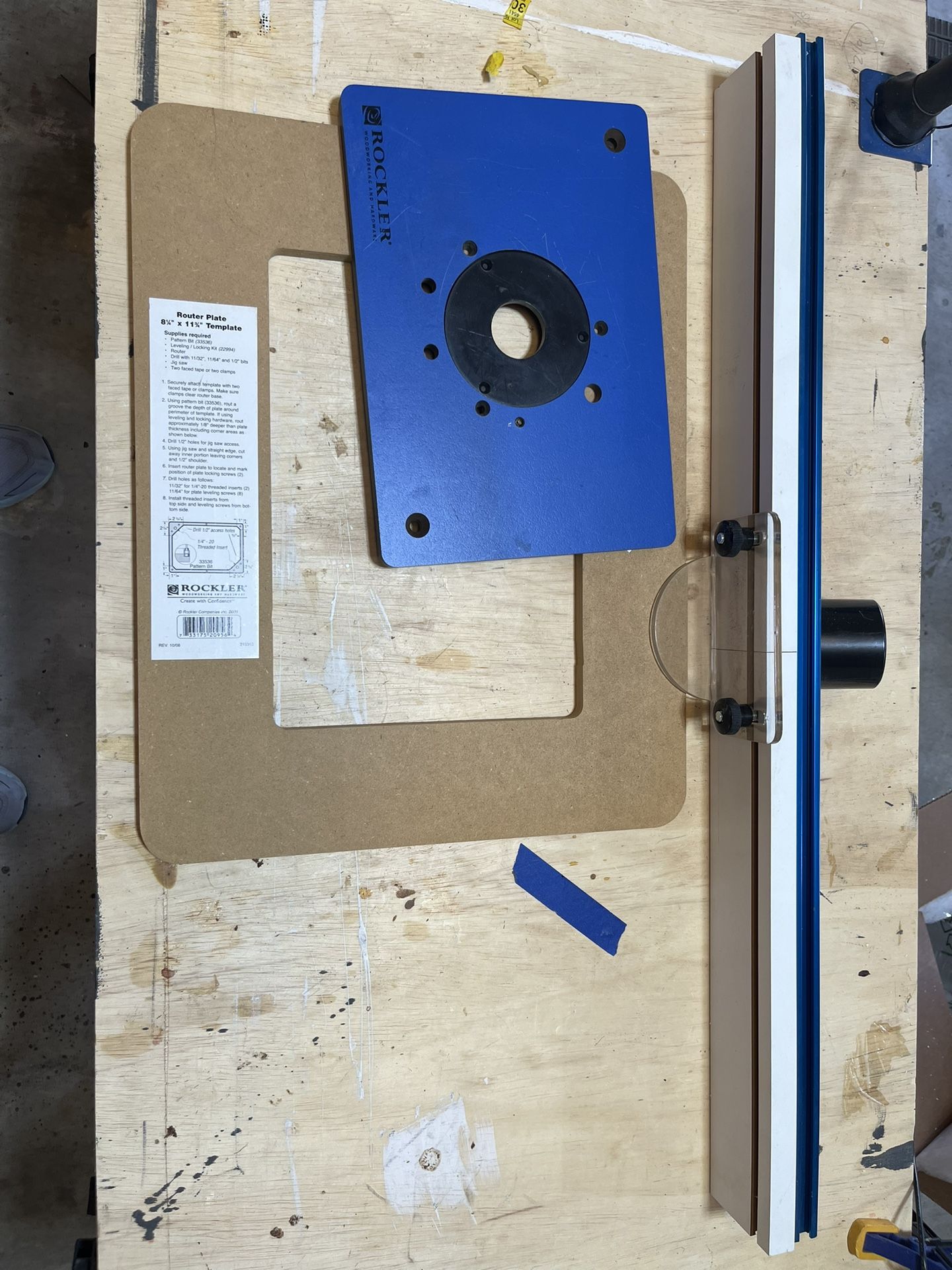 Rockler Router Table Package