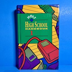 Holt High School Handbook 1 by John E. Warriner | 1995 Hardcover | Grammar & Composition