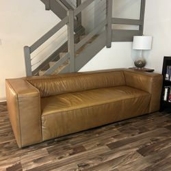 Modern Leather Sofa – Great Condition