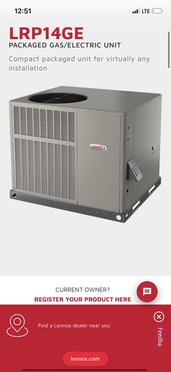 4 Ton Package Uni 410A. Gas Electric New. 4500