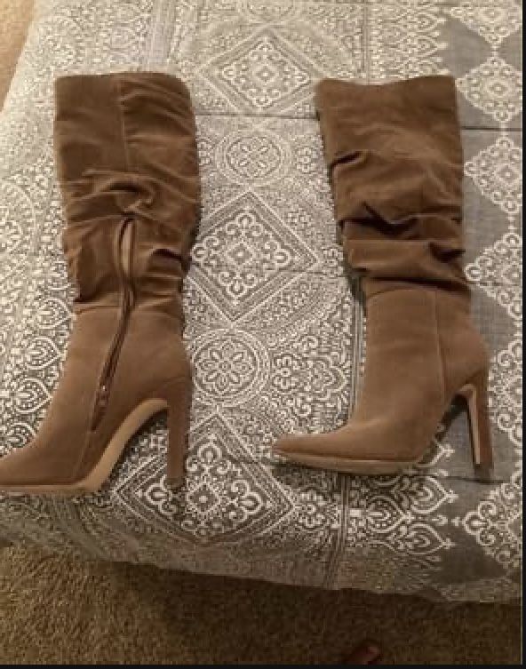 Brown Reza Slouchy Stiletto Boot 9.5