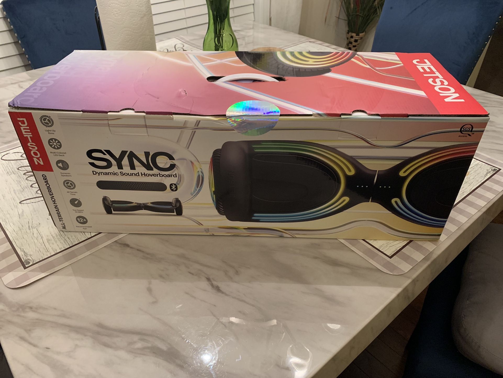 Jetson Sync All-Terrain Dynamic Sound Hoverboard (Both Black & Teal)