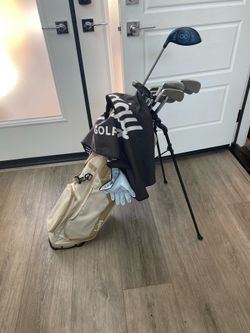 Golf Clubs and Sunday El Camino Bag