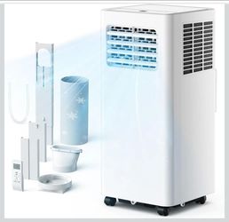 EUHOMY Portable Air Conditioners 10,000 BTU, 4-in-1 Air Conditioner Portable Up to 450 Sq.Ft. with Cool, Fan, Dehumidifier, Sleep, Portable AC Unit wi