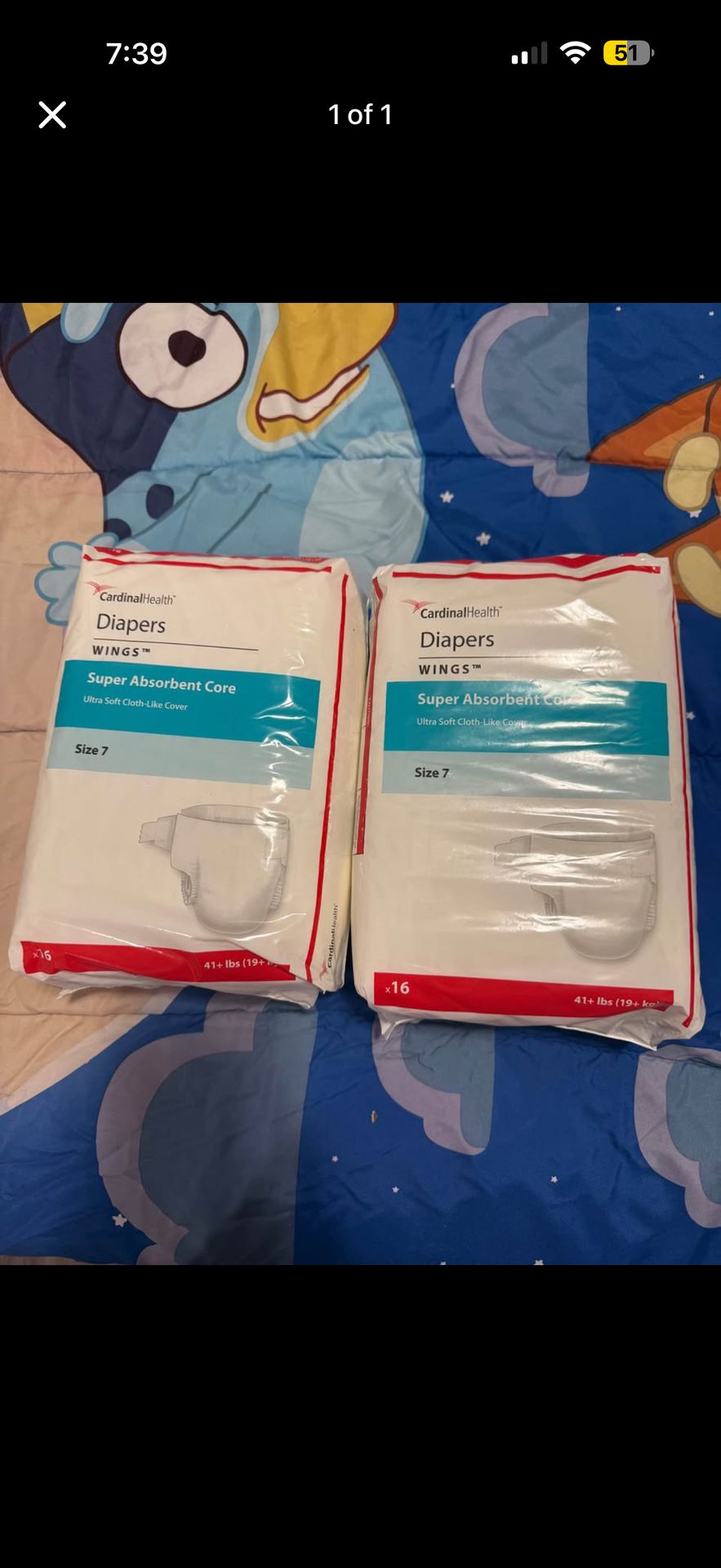 Size 7 diapers