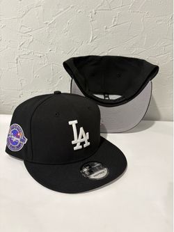 MLB new era Los Angeles dodgers black white 2024 2025 back to back World Series champions 9fifty SnapBack hats