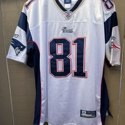 Vintage Aaron Hernandez #81 New England Patriots Stitched NFL Reebok Jersey 52