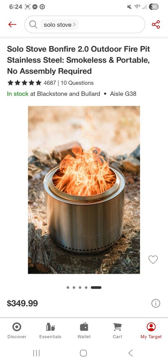 Solo Stove Bonfire 2.0 Outdoor Fire Pit. Originally 349$- Only Asking $100