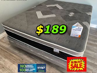 Queen Oasis Thermal Comfort Europillow Top 12inch Mattress