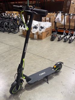 Electric scooter with shock absorption