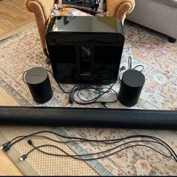 Sonos ARC Soundbar, Sonos Play One, Sonos SUB Gen 3 Speakers