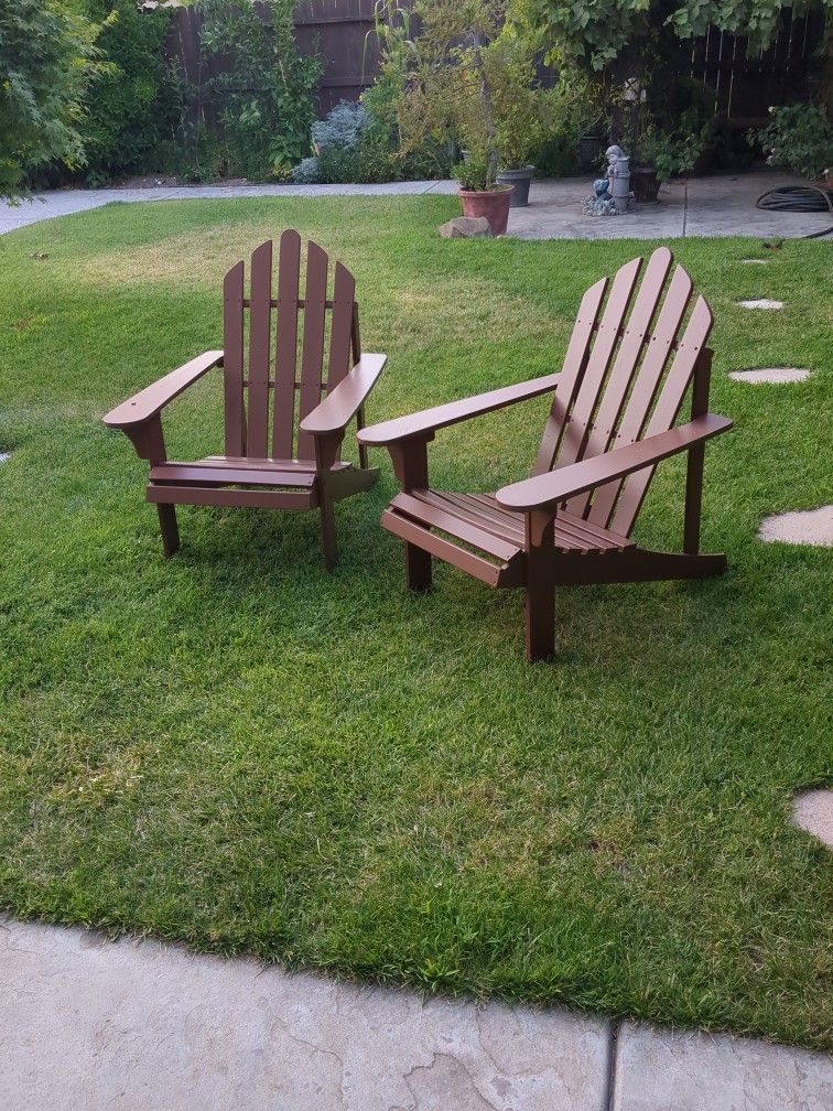 Two Wooden Chairs