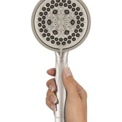 🩵🧡Waterpik High Pressure Powerpulse Massage Hand Held, Brushed Finish, Detachable Shower Head with 7💚❤️