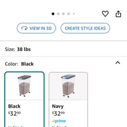 Dog Food Container Paid $35