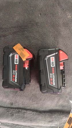 Milwaukee Batterys 5.0