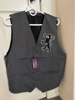 Men large affliction style vest
