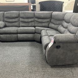 2 Pieces Sectional Manual Reclining New