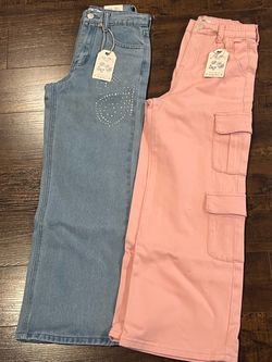 Girls Jeans and Cargo Pants size 8
