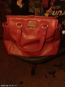 Red steve madden purse authentic