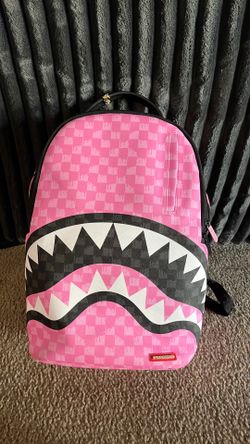 Sprayground Pink Shark Mouth Backpack