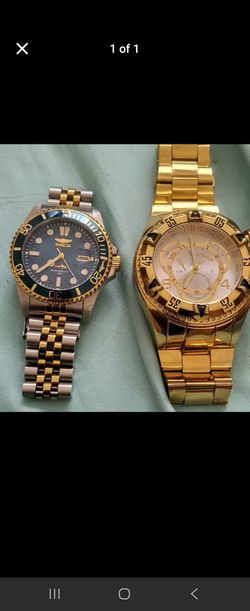 Two Invicta watches