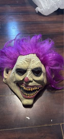 Scary Clown Halloween Latex Mask