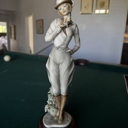 Giuseppe Armani Porcelain Horsewoman Figure