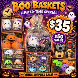 Squishy Boo Baskets