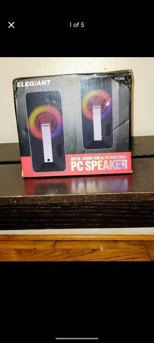 Elegiant Bluetooth speaker new in box PC Speaker SR300 2ch 10w multimedia