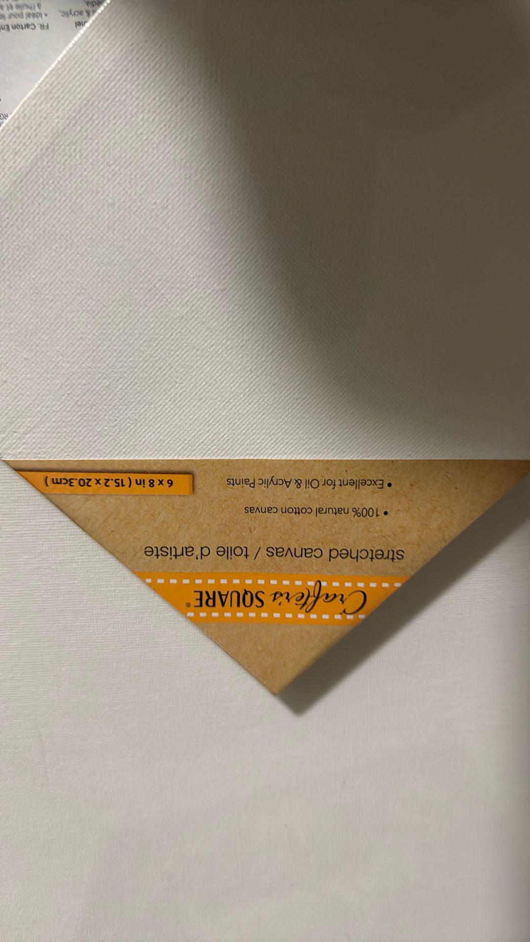 Canvas. CASH ONLY THANKS