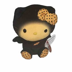 TY Beanie Baby - HELLO KITTY NWT Orange Bat (wearing Bat Costume - 6 inch) Plush