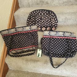 Lot Of 2 Vera Bradley Tote Bags