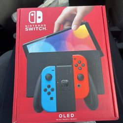  Nintendo Switch – OLED Model w/ Neon Red & Neon Blue Joy-Con :  Video Games