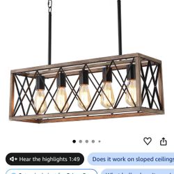 Farmhouse Light Fixture 