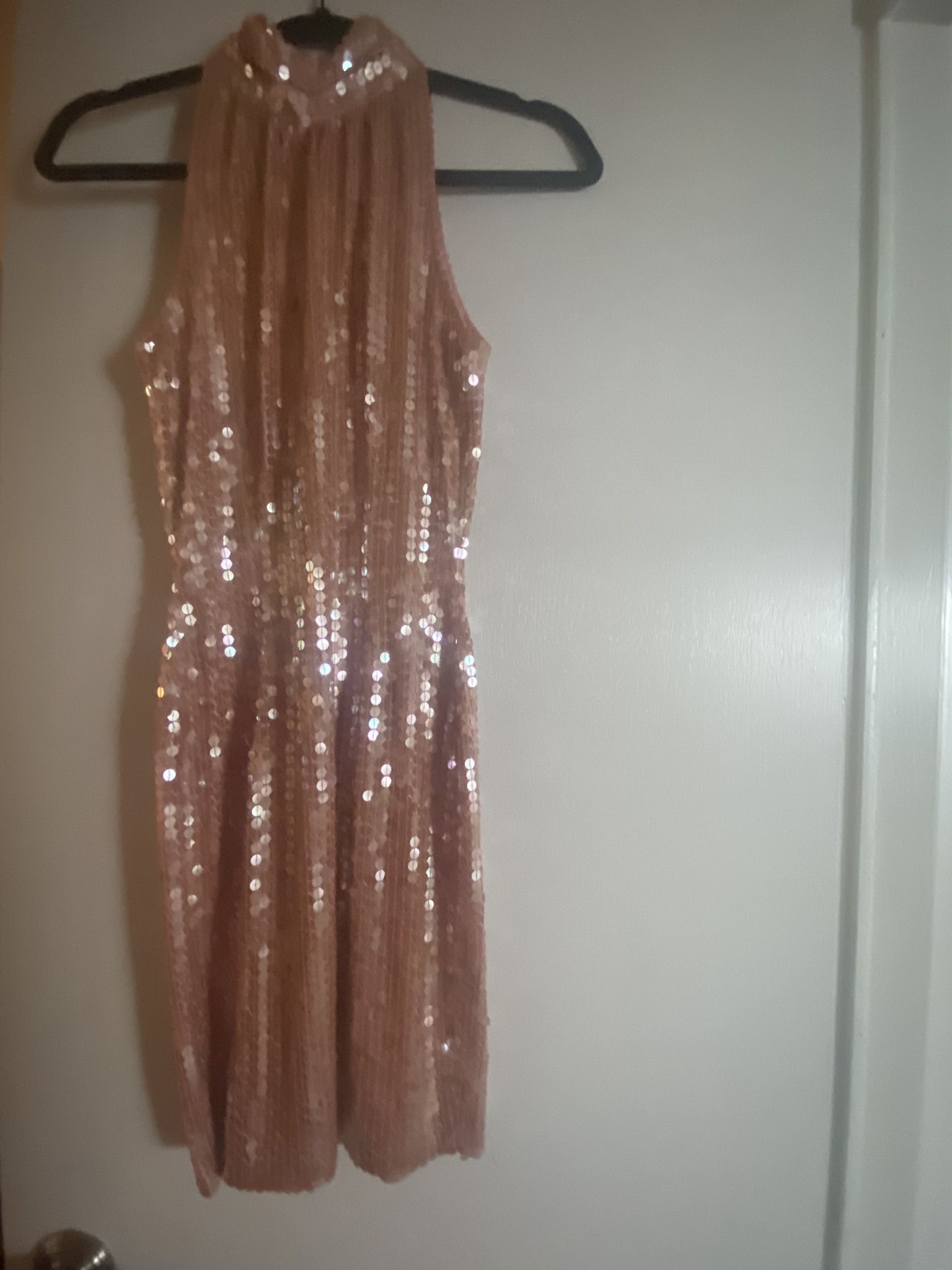 Pink Sequin Dress