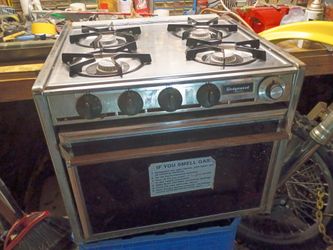 Propane RV  Camper stove.