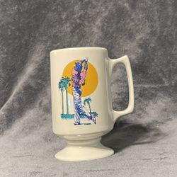 Vintage GE Southern Region NAED Palm Desert, CA January 1990 Footed Coffee Mug.. 