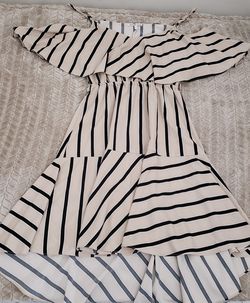 New Beige Off Shoulder Dress from Charlotte Russe, S