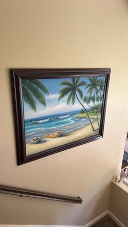 56x44 tropical painting.