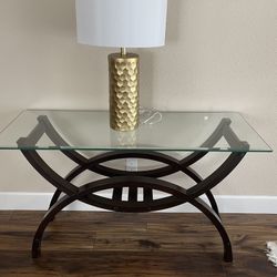 Glass Console Table 