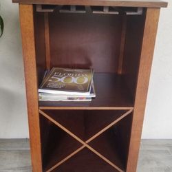 Compact Wine Bar Spirits Bar With Wine Glass Holder