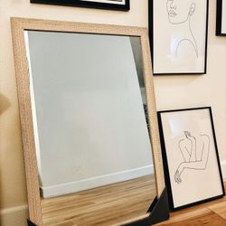 24” x 36” PS Global Diamond Mirror Brown - Threshold™