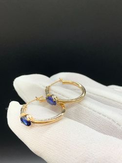 3/4" 10kt EARRINGS #34421