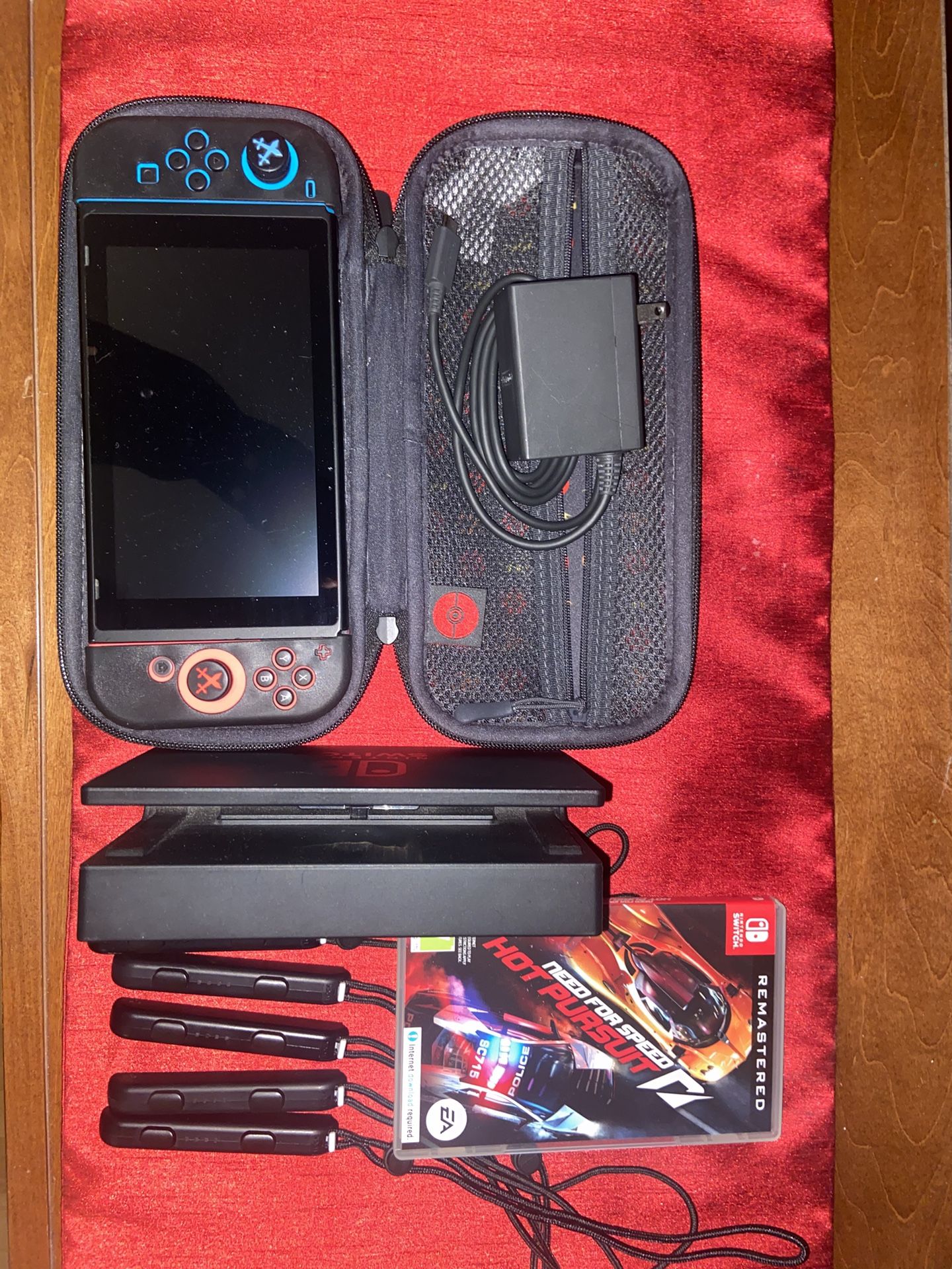 Nintendo Switch with Dock, Case & Game — Great Condition
